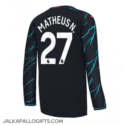 Manchester City Matheus Nunes #27 Kolmaspaita 2023-24 Pitkähihainen
